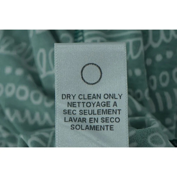 BCBGeneration Dress Women Extra Small‎ Green White Sundress Spaghetti Straps - Picture 9 of 9